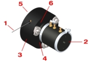 Model 180-0803 subminiature, long-stroke positon transducer
