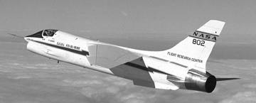 F-8 supercritical wing research aircraft