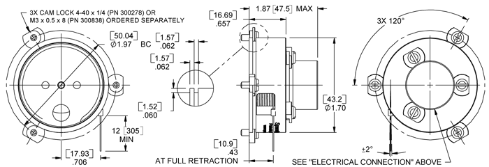 Series L dimensioned drawing