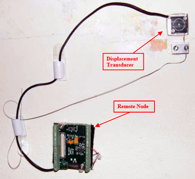 Figure B1 - A Sensor Node / Potentiometer System Designed For Structural Crack Detection.