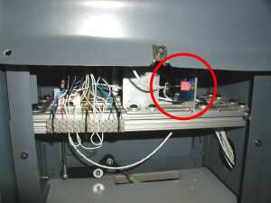 Figure A4 - Roll and pitch position transducers and throttle quadrant position transducer.