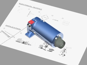 Figure A1 - Series 6 draw wire transducer with optional integrated signal conditioning.