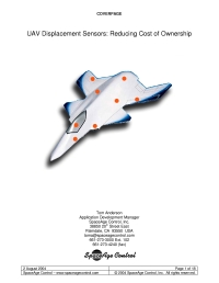 cover shot of UAV Displacement Sensors Guide