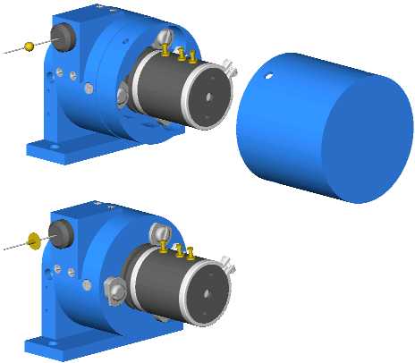 Sensor cover housing (top) allows sensor cover to be added without returning the unit to the factory for retrofitting (non-sensor cover housing is shown on the bottom).