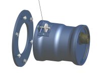 Figure B3 - Cam locks can be installed before the item being secured is giving better access and allowing easier installation.