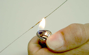 annealing the displacement cable