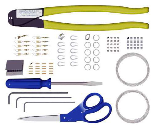 Position transducer installation kit contents