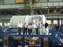Modified Series 161 position transducers will be housed in Node 3 of the International Space Station, which is scheduled to be attached to the station in October 2005. Photo credit: NASA (http://science.nasa.gov/default.htm)