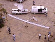 Boeing/UCLA UAV overhead view